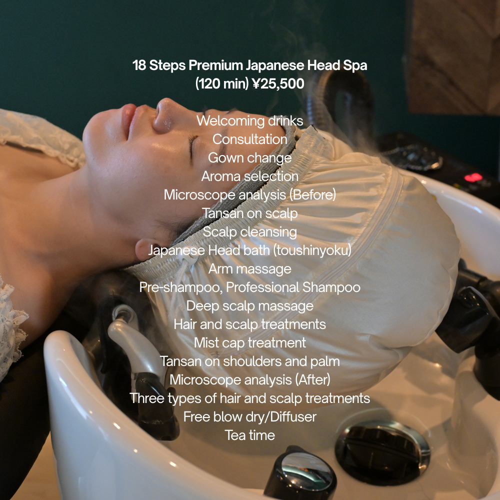 Japanese Professional Scalp and Hair care Head Spa
