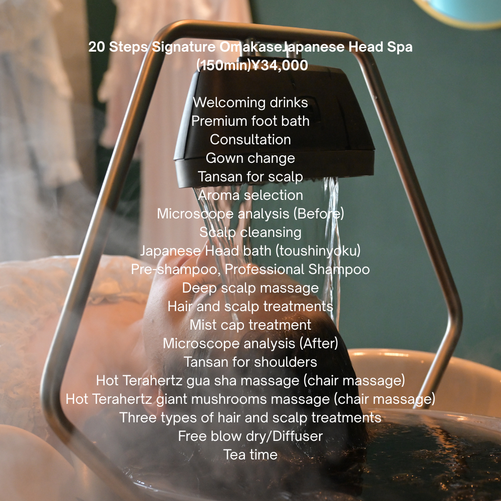 Japanese Professional Scalp and Hair care Head Spa