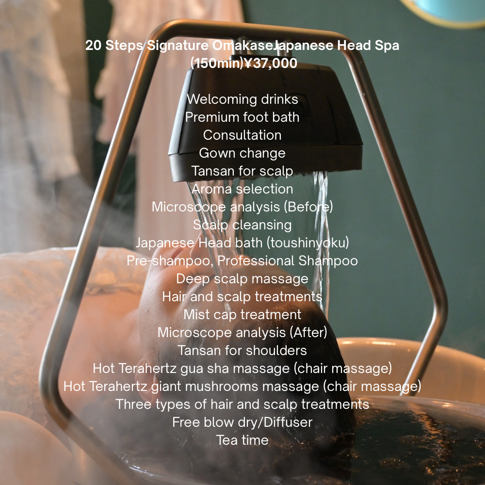 Japanese Professional Scalp and Hair care Head Spa